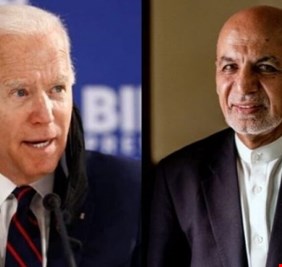 مصادر تسرب تفاصيل المكالمة الهاتفية الأخيرة بين بايدن والرئيس الافغاني قبل هروبه !