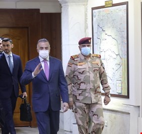 الكاظمي يشرف على أول ممارسة أمنية تخص الانتخابات