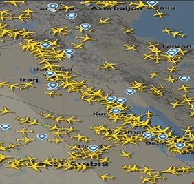 حتى الاجواء العراقية تأتي بالخير، وتدر الملايين من الدولارات للحكومة