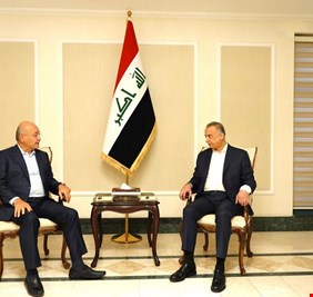 الكاظمي يستقبل رئيس الجمهورية ويؤكد مضيه بالإصلاح مهما كلفه الأمر