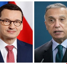 الكاظمي يبحث مع نظيره البولندي ملف النازحين ورفع المعاناة عنهم