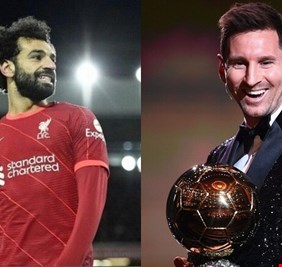 الكشف عن نقاط ميسي ومنافسيه في سباق الكرة الذهبية بما فيهم صلاح