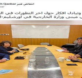 القراقوز انتفاض قنبر يزور (اسرائيل)، وينشر فيديو وصوراً متفاخراً بلقاءاته مع الصهاينة