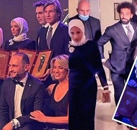 لماذا تسلمت زوجة محمد صلاح جائزة (القدم الذهبية) نيابة عنه رغم تواجده ؟!