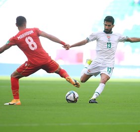 التعادل ينهي لقاء المنتخب العراقي أمام نظيره البحريني في كأس العرب