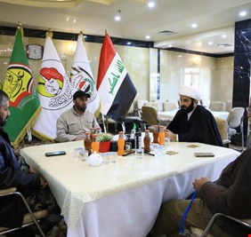 فرقة الإمام علي القتالية: اجتماع لقادة 