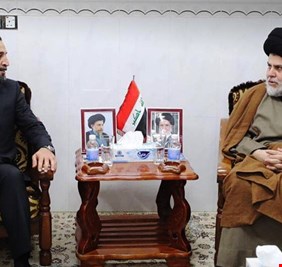 تفاصيل موسعة عن لقاء الصدر والحلبوسي في النجف