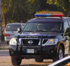 أبطال شرطة النجدة يمنعون حدوث (كارثة)  برمانة يدوية على محطة وقود السعدون واعتقال المحرمين قبل الجريمة