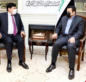 الاعرجي بعد لقائه سفير سوريا: العراق صمام امان المنطقة العربية