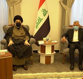 الصدر في بغداد: اجتماع مع اجزاء من الإطار التنسيقي ومعلومات عن التحاق العامري بتحالف الكتلة الكبرى