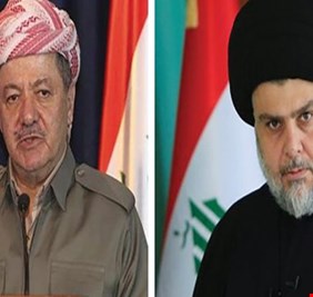 الصدر وبارزاني: التحالف الاستراتيجي متماسك وماضٍ نحو حكومة الاغلبية الوطنية