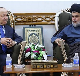 الصدر يتجاهل مبادرة (الأطار) ويؤكد لبرزاني أنتخاب مرشحه ريبر احمد رئيساً للجمهورية