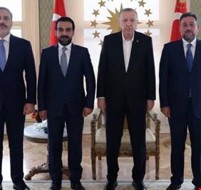 الرئاسة التركية: اوردغان يستقبل وفد سياسي عراقي
