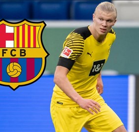 رئيس برشلونة يضحي بلاعب مهم لإنجاز صفقة هالاند