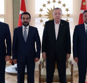 مكتب الحلبوسي يكشف تفاصيل زيارة اوردغان : تمنينا له دوام الصحة