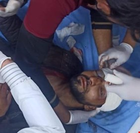 بالعصي وليس بالرصاص .. حماية النائبة سهى السلطاني تعتدي على الناشط ضرغام ماجد وتدخله المستشفى !