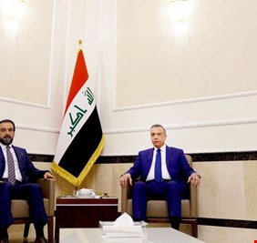 تفاصيل اللقاء المشترك بين الكاظمي والحلبوسي