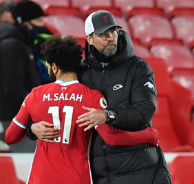 كلوب يدافع عن محمد صلاح قبل مواجهة مانشستر سيتي