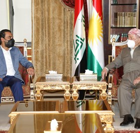 تفاصيل لقاء البارزاني مع الحلبوسي والخنجر