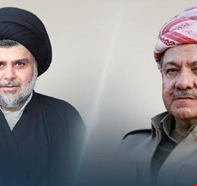 هل توترت العلاقة بين الصدر والبارزاني.. الديمقراطي الكردستاني يجيب؟