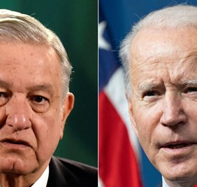 بايدن والرئيس المكسيكي يناقشان التدفق 