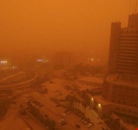 الأنواء تتوقع بقاء موجة التراب لأكثر من يومين