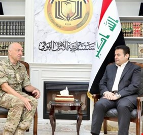 الاعرجي لدى استقباله قائد بعثة الناتو في العراق: حريصون على انهاء الحرب في اوكرانيا واستمرار الدعم الدولي لبلدنا