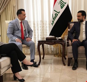 الحلبوسي يؤكد لسفيرة واشنطن رومانوسكي تفعيل الحوار الاستراتيجي من خلال دعم القوات العراقية