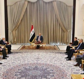 التيار المدني الديمقراطي  في ضيافة الرئيس برهم صالح