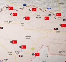 محلل يفجر مفاجأة كبرى: 53 قاعدة تركية في الأراضي العراقية
