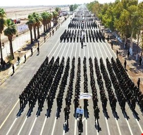على وقع التوتر مع تركيا.. الحشد الشعبي يستعرض في ديالى