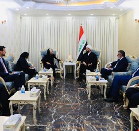 الشيخ الخزعلي يؤكد لبلاسخارت ان قرار ترشيح السوداني عراقي في اشارة لغياب الدور الإيراني