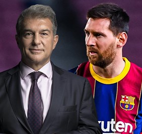 لابورتا يريد رؤية ميسي ينهي مسيرته الاحترافية بـ