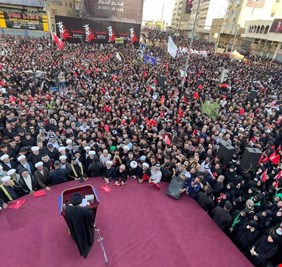 الحكيم في تجمع حاشد وسط بغداد: يجب ايقاف خطابات التخوين والتأزيم الإعلامي