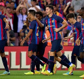برشلونة يسحق بوماس أونام بسداسية في كأس خوان جامبر