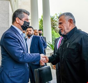 تفاصيل لقاء هادي العامري مع مسرور البارزاني