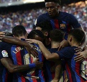 برشلونة يقسو على بلد الوليد برباعية