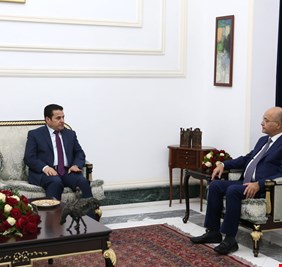 صالح والاعرجي يبحثان  ملف الصدامات المسلحة