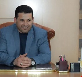 عالمية الزيارة الأربعينية في كربلاء.. أول موكب من جمهورية اذربيجان يشكر قاسم الأعرجي