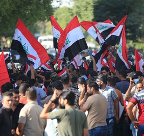 مراسلو (العراق اليوم) ينقلون صور وفيديوهات الاحتجاج من مختلف مدن العراق ضد تشكيل حكومة الاطار التنسيقي