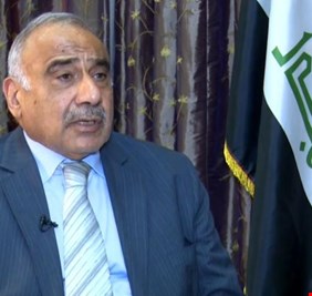 عادل عبد المهدي يبرق رسالة لعبد اللطيف رشيد والسوداني