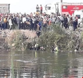 مصرع 18 شخصاً بسقوط حافلة داخل نهر في القاهرة
