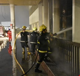 الاطار التنسيقي يتهم مافيات كبرى بالوقوف وراء احراق مطار بغداد الدولي