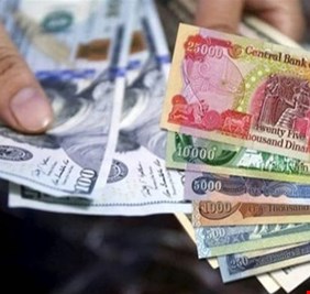 انخفاض أسعار صرف الدولار مقابل الدينار