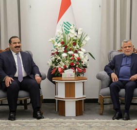 العامري يستضيف مثنى السامرائي .. دعم الحكومة أولا