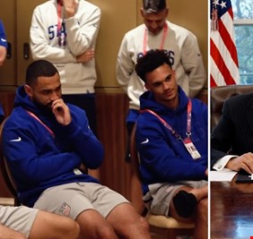 بالفيديو .. (جو بايدن) يجري مكالمة هاتفية مصورة مع مدرب ولاعبي منتخب امريكا قبل مباراتهم مع ايران أمس