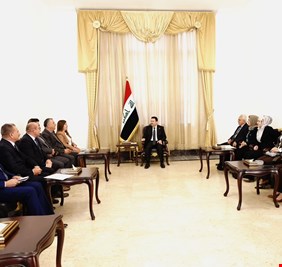 مكتبه: هذا ما بحثه السوداني مع كتلة حزب البارزاني