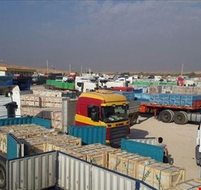 ارتفاع معدل الصادرات الإيرانية بنسبة 84 بالمئة من معبر 