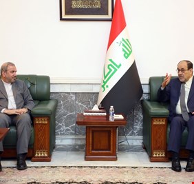 ماذا ابلغ نوري المالكي السفير الايراني في بغداد؟