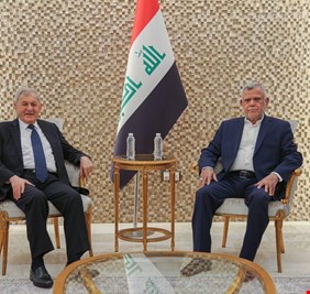 العامري يبحث مع رئيس الجمهورية تداعيات الأوضاع الأمنية في ديالى وكركوك